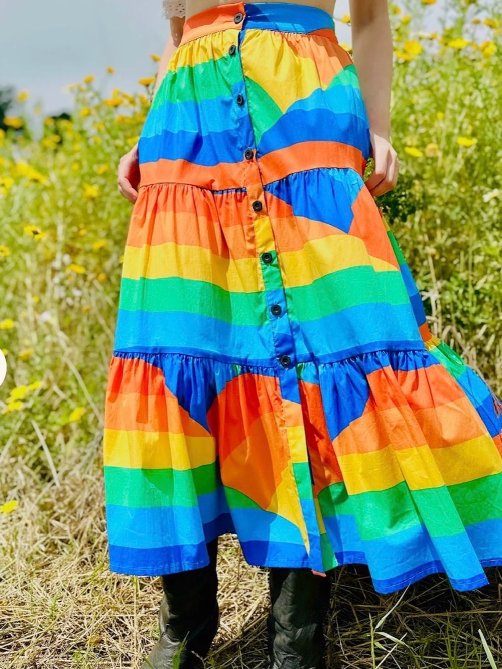 NOOWORKS SUNSET VALLEY PRARIE SKIRT 3X